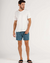 Bermuda Masculina Unitária Malha Estampa Gravataria Azul Petróleo Cor com Amor 21364 - comprar online