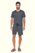 Pijama Masculino Curto Ease Your Mind Chumbo Lua Luá 21378 na internet