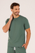 Pijama Masculino Curto Verde Miragem + Saquinho Cor com Amor 21253 - comprar online