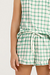 Pijama Infantil Menina Curto Regata Xadrez Vichy Verde Visco Comfort Cor com Amor 30854 na internet