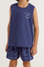 Pijama Infantil Menino Curto Regata Best Buds Comfort Cor com Amor 30858 - comprar online