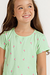 Pijama Menina Curto Frutinhas Verde Cor com Amor 30874 na internet