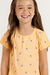 Pijama Menina Curto Frutinhas Laranja Cor com Amor 30875 na internet