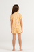 Pijama Menina Curto Frutinhas Laranja Cor com Amor 30875 - DH pijamas