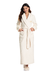 Robe Feminino em Fleece Gianne Longo Off White com pelos Daniela Tombini 17721
