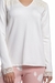 Pijama Manga Longa Moletinho Viscose Floral com Renda Inspirate 146810 - 16797 na internet