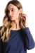 Pijama Feminino Longo Xadrez Marinho Daniela Tombini 17270 - comprar online