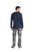 Pijama Masculino Longo Xadrez Dante Daniela Tombini 21144 - DH pijamas