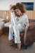 Pijama Feminino Longo com Renda Visco Comfort Mescla Claro Inspirate 18158