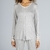 Pijama Feminino Aberto Longo com Renda Visco Comfort Mescla Claro Inspirate 18232 - comprar online