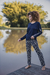 Pijama Feminino Longo Visco Premium Rogeant Onça Marinho Inspirate 18159