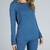 Pijama Feminino Longo Microfribra Azul Petróleo com Renda Inspirate 18228 na internet