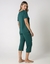 Pijama Feminino Capri Microfibra com Renda Verde Linkon Inspirate 17981 na internet
