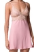 Camisola Alça Satin Premium Tulipa com Renda Inspirate 16936 na internet