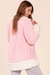 Casaco Feminino Bicolor Sweet Pink Premium Flock Lua Luá 17423 - loja online