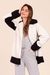 Casaco Feminino Bicolor Preto e Branco Premium Flock Lua Luá 17423 - comprar online