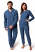 Pijama Masculino Longo Aberto Microsoft Azul Inspirate 21173 - DH pijamas