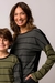 Pijama Feminino Longo Visco Listrado Verde Preto Inspirate 17314 na internet