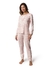 Pijama Feminino Longo Felpado Animal Print Rosa Inspirate 17380