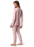 Pijama Feminino Longo Moletinho Rosa com Guiper Inspirate 17379 - DH pijamas