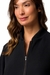 Robe Longo com Zíper Microsoft Preto Inspirate 17381 - comprar online