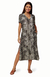 Camisão Feminino Microfibra Midi e Manga Curta Green Turtle Inspirate 17540