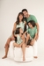 Pijama Feminino Regata Xadrez Vichy Verde Visco Comfort Cor com Amor 18346 - comprar online