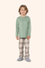 Pijama Menino Manga Longa Algodão Xadrez Sonhe Verde Lua Encantada 30753 / 30754