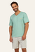Pijama Masculino Curto Gravataria Verde Algodão Lua Encantada 21282 - 21283