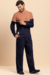 Pijama Masculino Longo Liso Recortes Lua Encantada 21318 - 21319