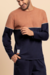 Pijama Masculino Longo Liso Recortes Lua Encantada 21318 - 21319 na internet