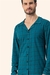 Pijama Masculino Longo Aberto Requinte Lua Encantada 21165 - comprar online