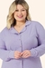 Pijama Feminino Longo Aberto Lilás Xodó Plus Size Lua Encantada 17436 - comprar online