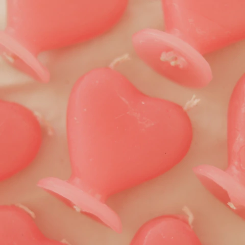 Vela Corazón ROSA - comprar online