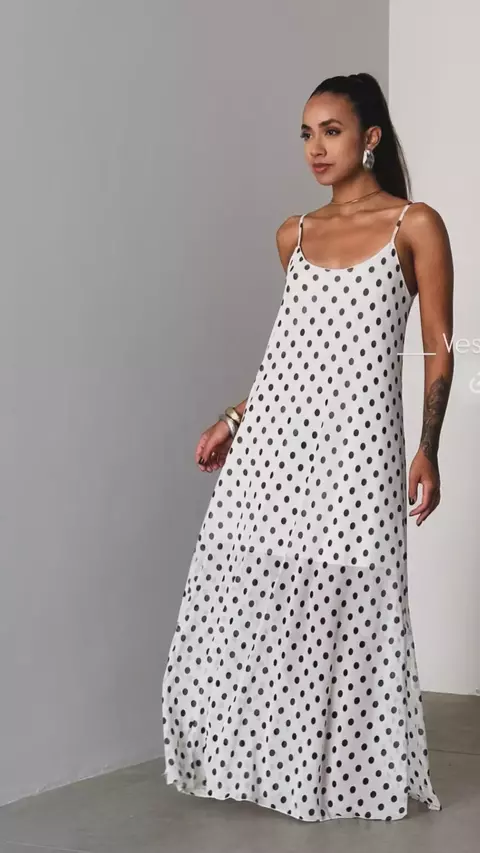 Vestido Tule Poá - comprar online