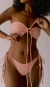 Conjunto Top lua com calcinha amarração - Aloha Swimwear por Paloma Alves