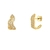 Brinco Ouro 18k Ondas