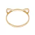 Anel Ouro 18K Gatinho