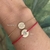 Pulseira Prata com Banho Plaquinha Redonda com Chakra - comprar online