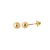 Brinco Ouro 18K Bolinha 3mm