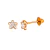 Brinco Ouro 18K  Estrela 4mm