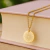 Pingente Ouro 18k Em Dias Nublados o Sol é Você - comprar online
