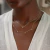 Gargantilha Ouro 18K Ponto de Luz Diamante Gota NAT BRI na internet
