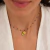 Pingente Ouro 18k Chakras Gota com Pedra Natural 7/9mm - Liva 