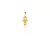 Pingente de Ouro 18k Chupeta