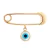 Alfinete Ouro 18k Olho Grego