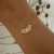 Pulseira Ouro 18k Borboleta Vazada