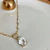 Pingente Ouro 18k Chakras Gota com Pedra Natural 7/9mm - loja online