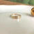 Anel Ouro 18k Dedinho Oval Personalizável - loja online