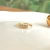Anel Ouro 18k Dedinho Oval Personalizável - Liva 